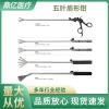 Laparoscopic three-leaf sector forceps, five-leaf sector forceps, rotatable and separable forceps, scissors wholesale manufacturers can provide a set or individual items details Picture
